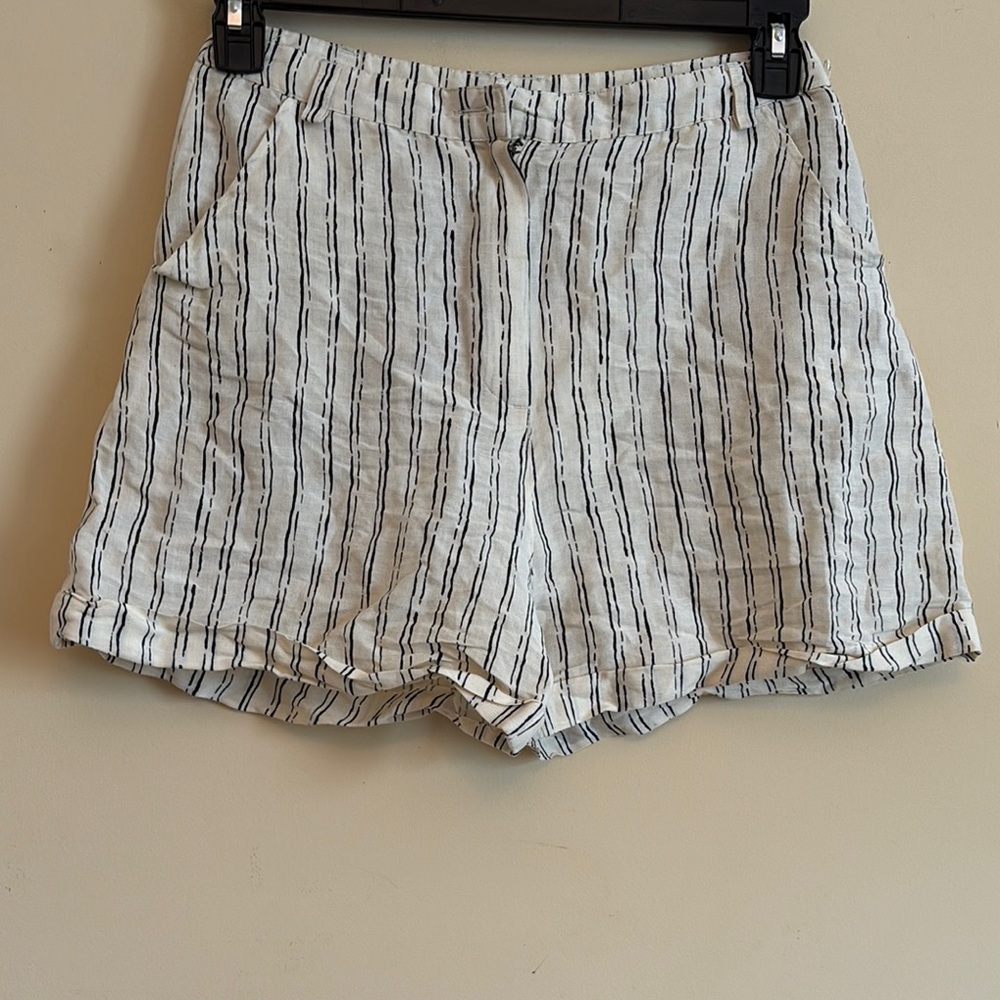 NWT Love Like Summer x Billabong Linen Blend Striped Shorts‎ Size 28